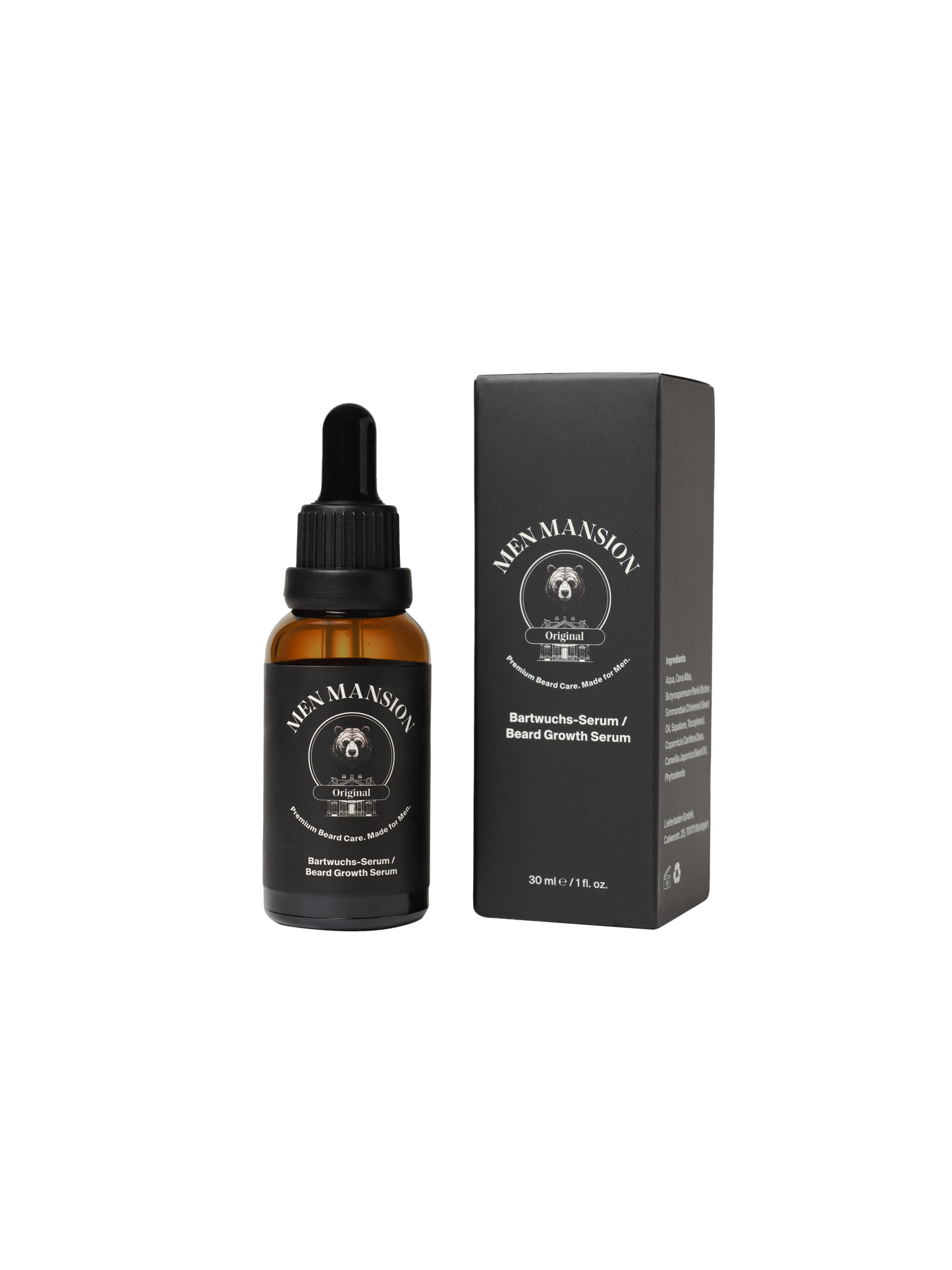 Men Mansion Bartpflegeserum – natürliches Serum für Bartwachstum und Pflege