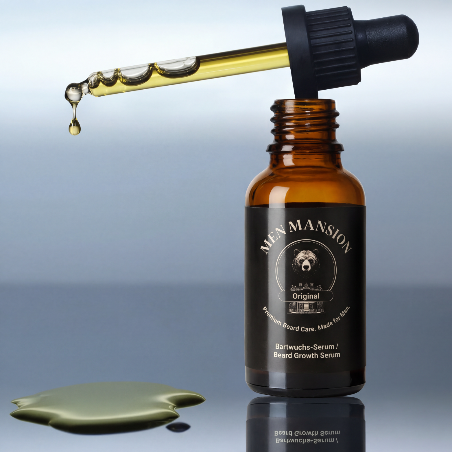 Men Mansion Bartpflegeserum – natürliches Serum für Bartwachstum und Pflege