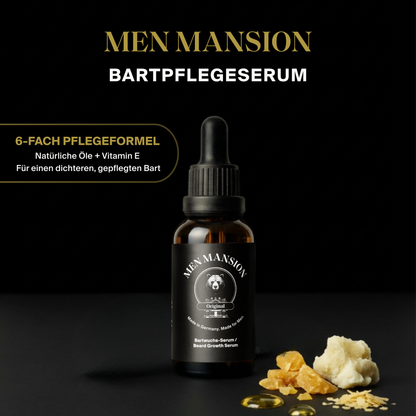 Men Mansion Bartpflegeserum – natürliches Serum für Bartwachstum und Pflege