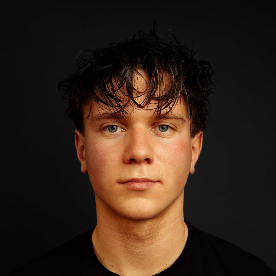 Vorher: Haar ohne Styling